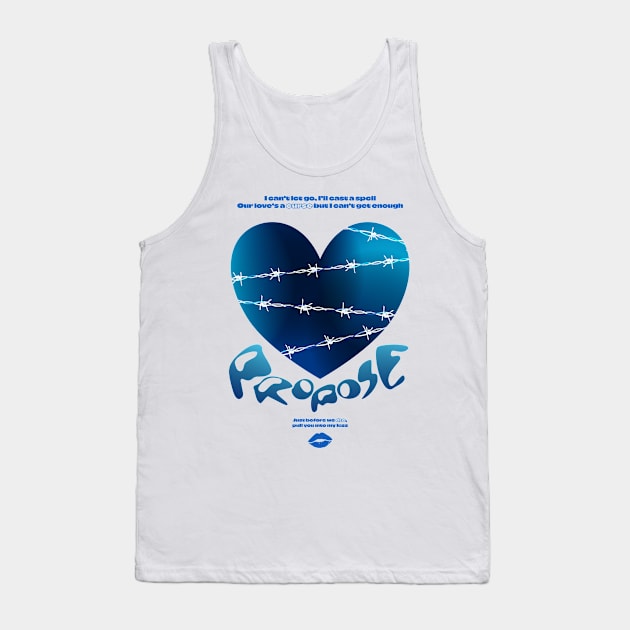 Propose Blue Version Tank Top by asoftstarlight